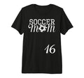 Soccer Mom Jersey Number 16 Favorite T-Shirt - Minimalist Print Unisex - T-Shirt, Sweatshirt, Hoodie