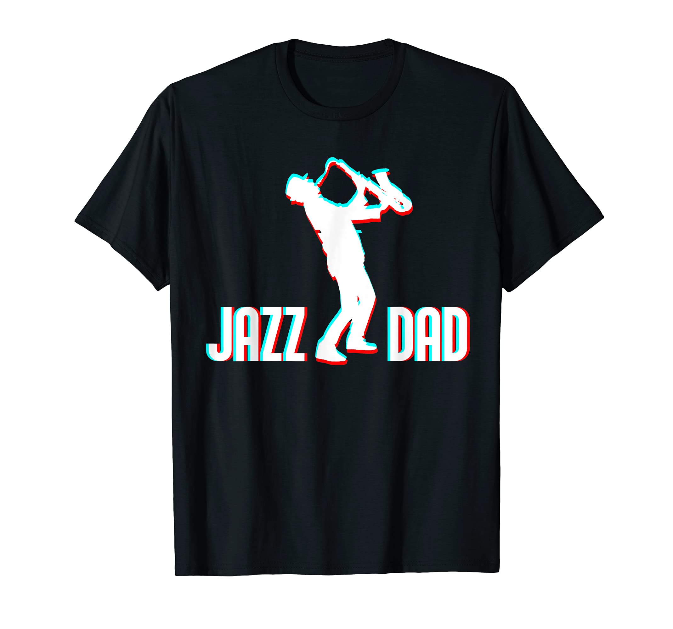 Jazz Dad Saxophonist Saxophone Music T-Shirt - Custom Art Print Unisex - T-Shirt, Sweatshirt, Hoodie