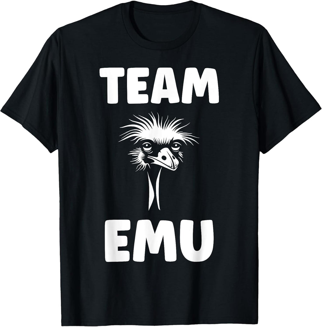 Funny Animals Emus Minimalist Bird Simple Team emu - Adult & Kids T-Shirts, Sweatshirts & Hoodies apparel design preview 1