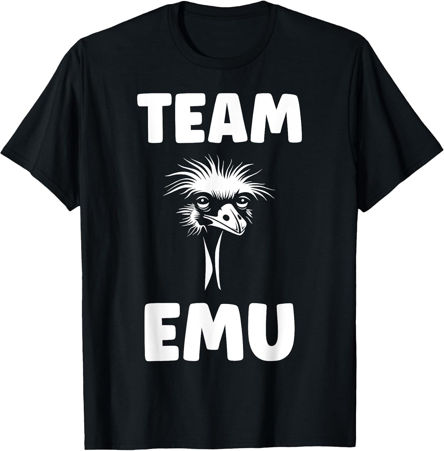 Funny Animals Emus Minimalist Bird Simple Team emu - Adult & Kids T-Shirts, Sweatshirts & Hoodies apparel design preview 1
