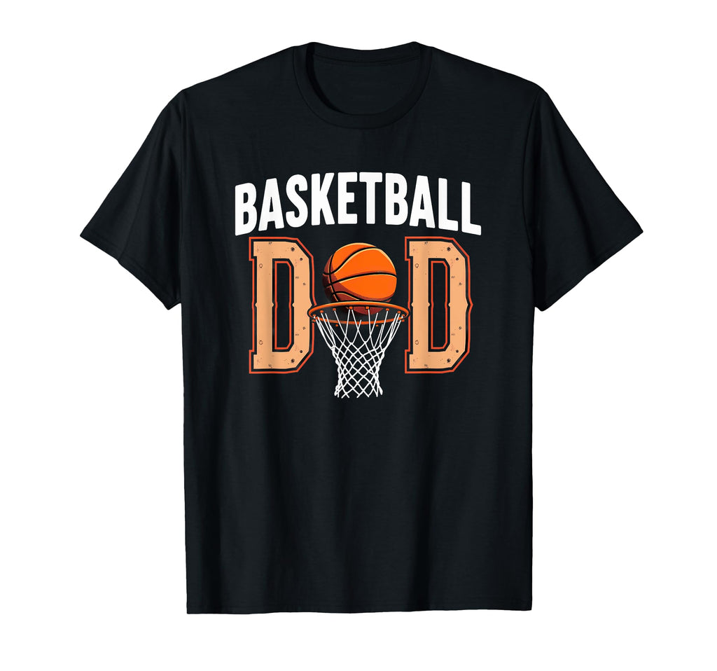 Birthday Basketball Dad T-Shirt - Casual Everyday Wear Men Women - T-Shirt, Sweatshirt, Hoodie