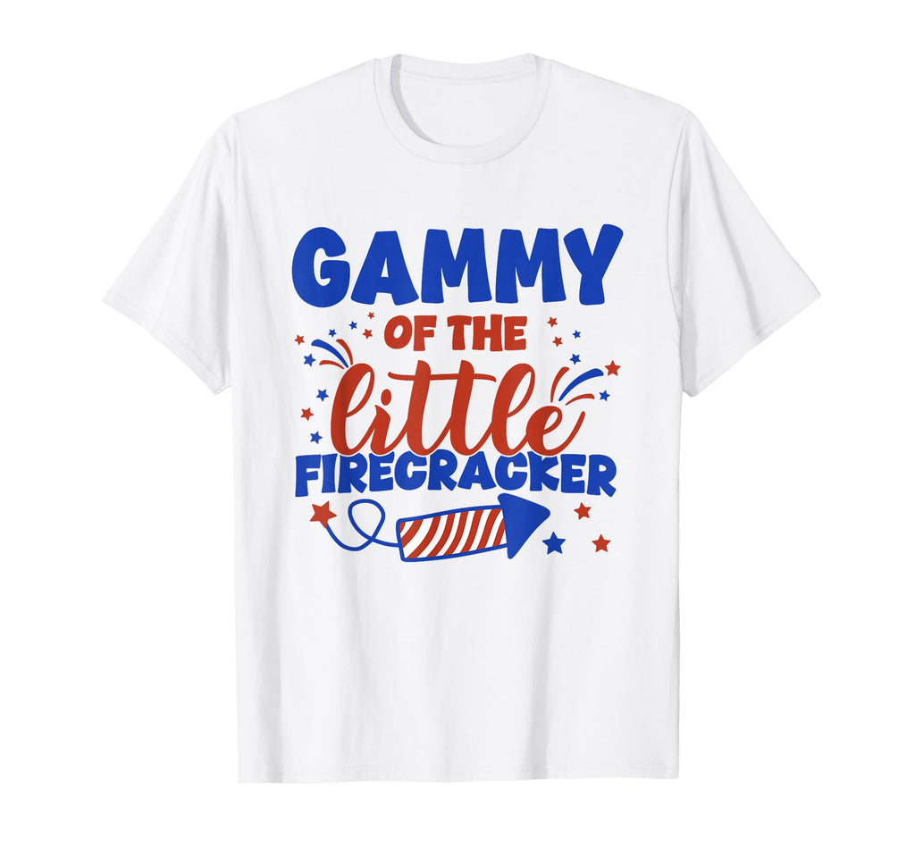 Gammy Little Firecracker Fourth T-Shirt - Casual Everyday Wear for Adults - T-Shirt, Sweatshirt, Hoodie