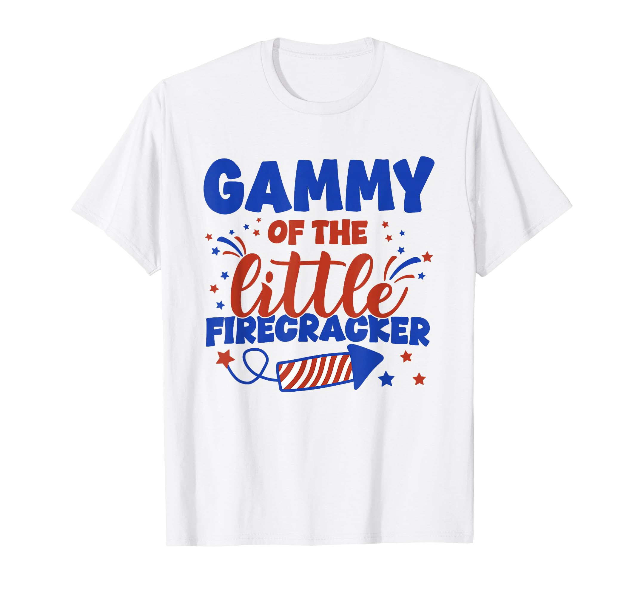 Gammy Little Firecracker Fourth T-Shirt - Casual Everyday Wear for Adults - T-Shirt, Sweatshirt, Hoodie