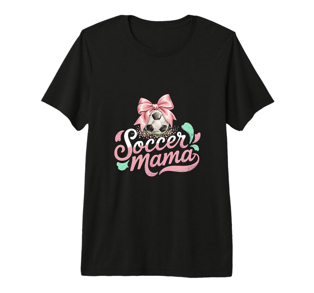Soccer Mama Coquette Bow Sideline T-Shirt - Casual Everyday Wear Unisex - T-Shirt, Sweatshirt, Hoodie