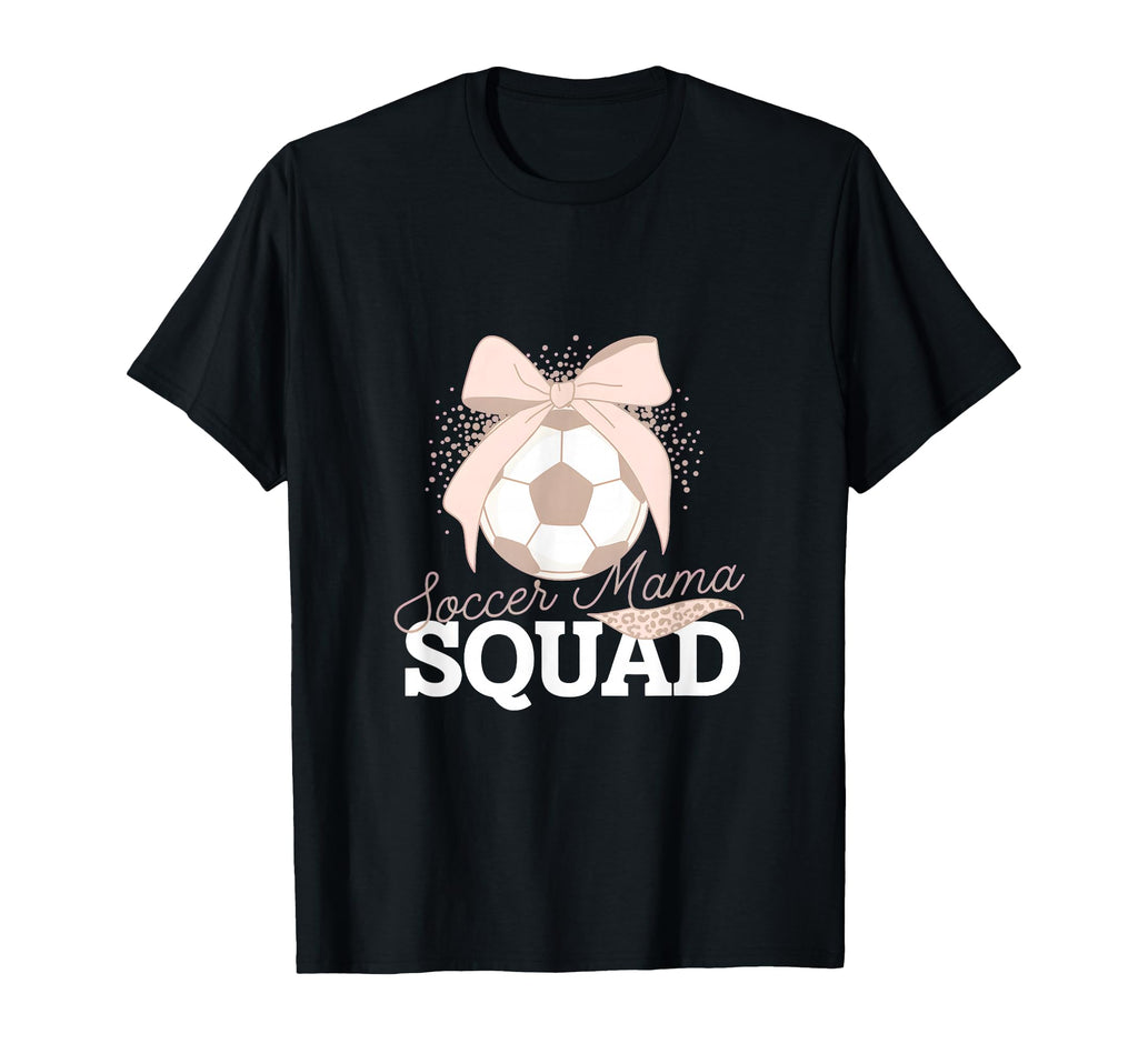Soccer Mama Squad Coquette Sideline T-Shirt - Custom Art Print for Adults - T-Shirt, Sweatshirt, Hoodie