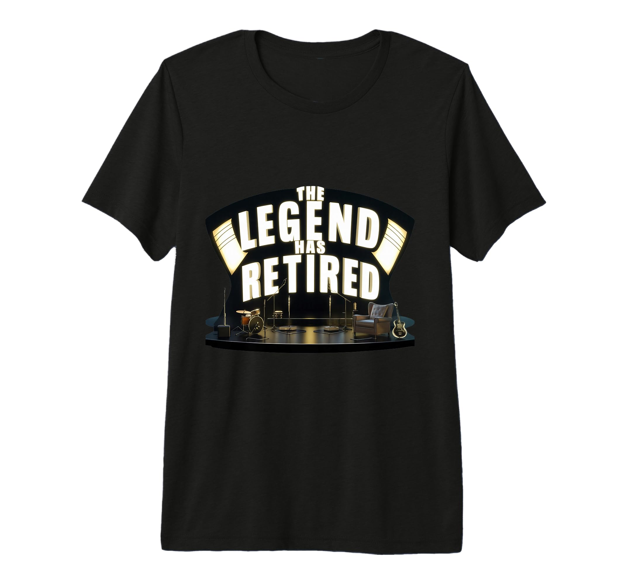 Funny Musician Retirement Dads Grandpas T-Shirt - Novelty Apparel Unisex - T-Shirt, Sweatshirt, Hoodie