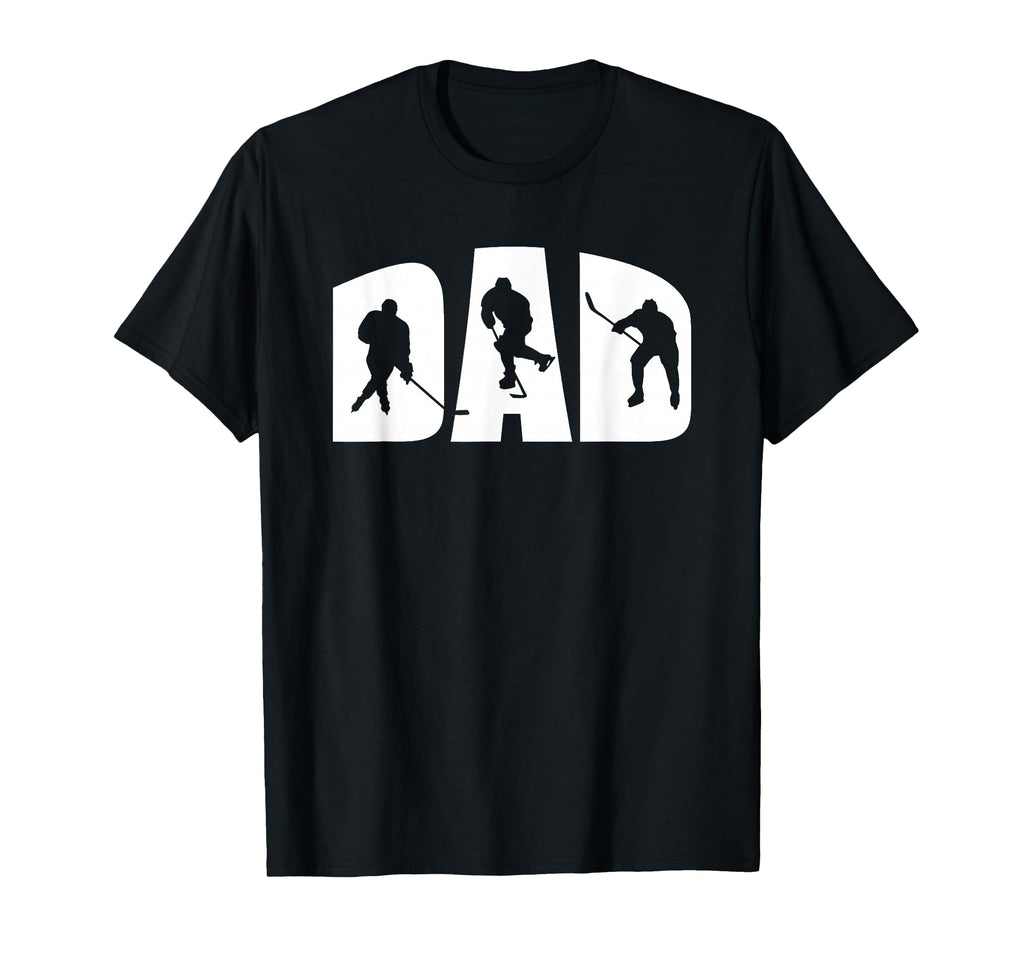 Ice Hockey Dad Hockey Player Father T-Shirt - Custom Art Print Unisex - T-Shirt, Sweatshirt, Hoodie