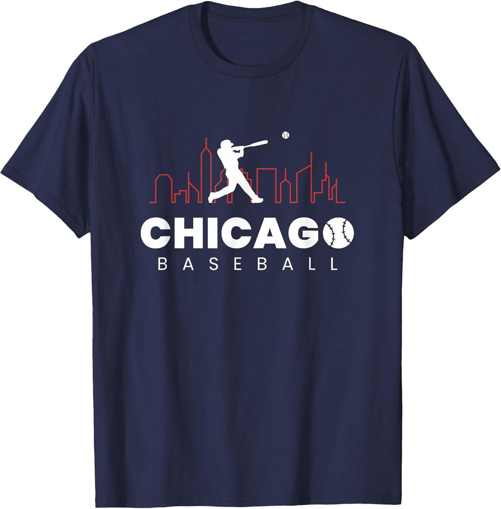 Chicago Baseball Vintage Minimalist Retro Lover - Adult & Kids T-Shirts, Sweatshirts & Hoodies apparel design preview 1