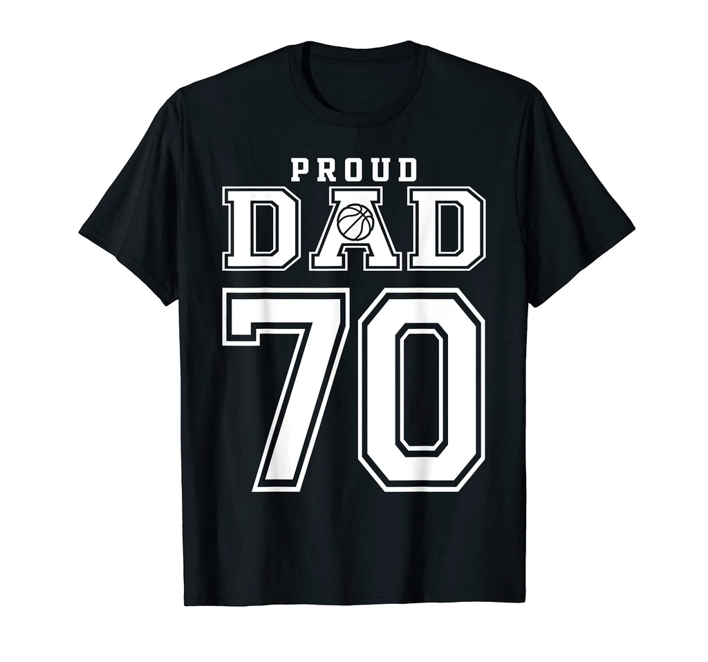 Number 70 Custom Proud Basketball T-Shirt - Minimalist Print for Adults - T-Shirt, Sweatshirt, Hoodie