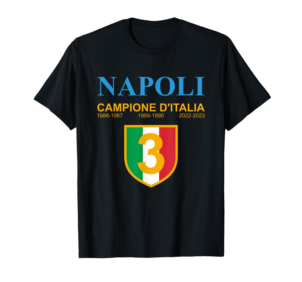 Naples 2022 2023 Italy Champion T-Shirt - Fun Novelty Design for Adults - T-Shirt, Sweatshirt, Hoodie