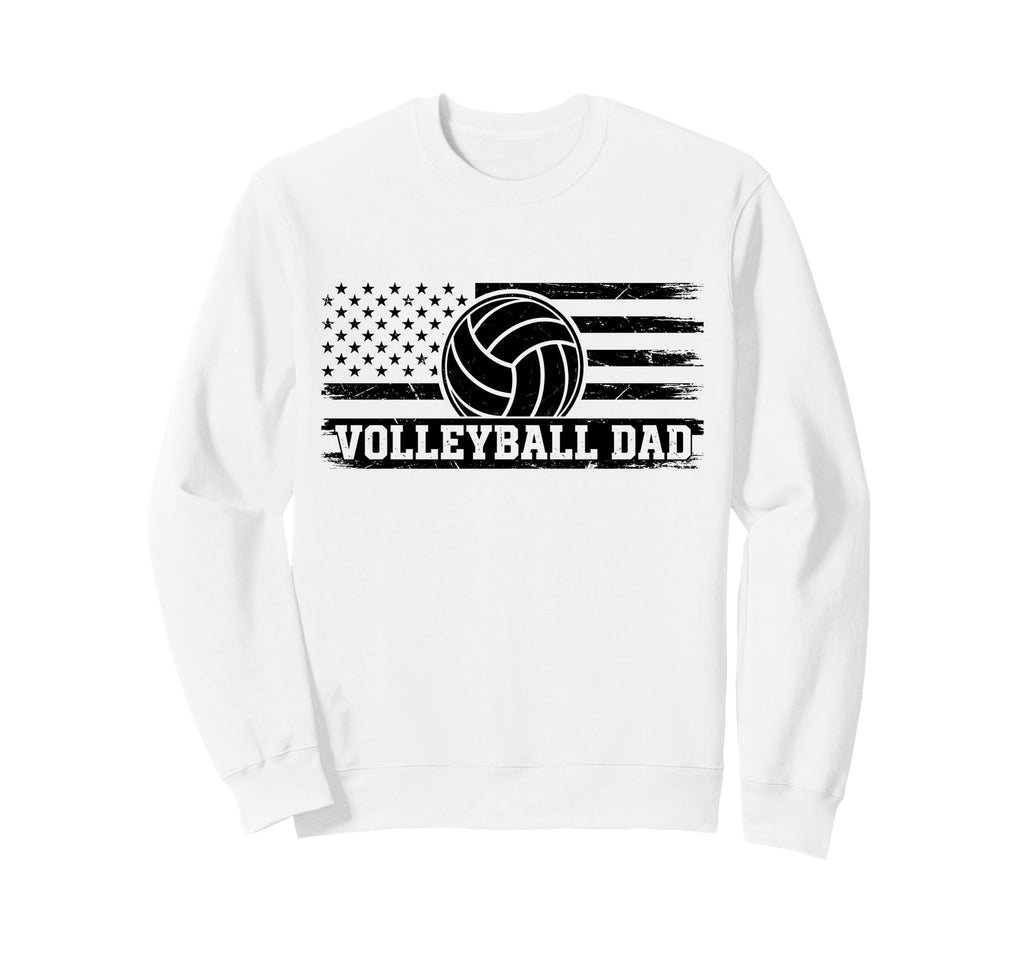 Fathers Day Daddy Papa Volleyball Sweatshirt - Streetwear Style for Adults - T-Shirt, Sweatshirt, Hoodie