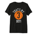 My 3 Basketball Number 3 Jersey T-Shirt - Aesthetic Graphic for Adults - T-Shirt, Sweatshirt, Hoodie