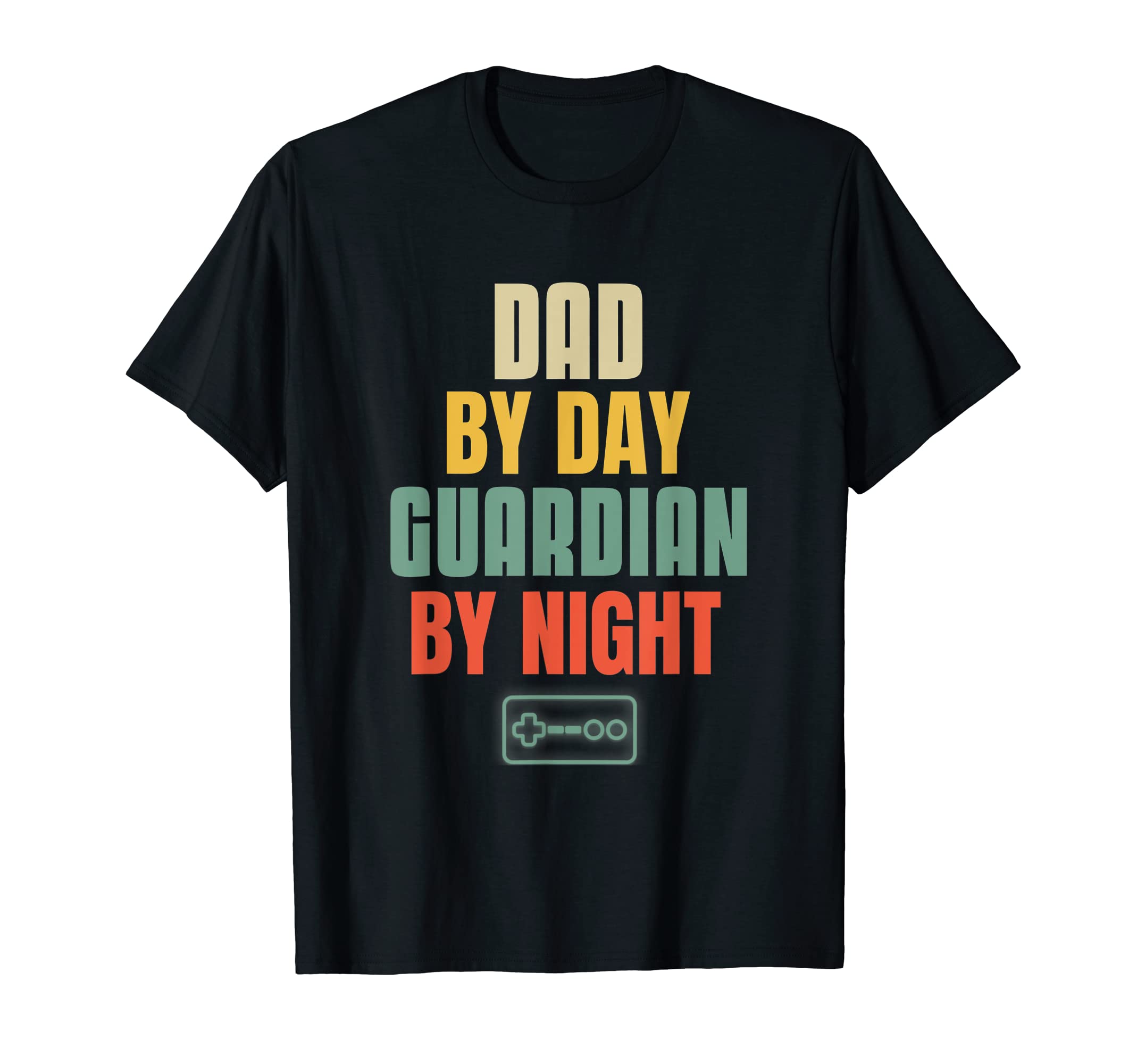 Gaming Dad Dad Day Guardian Night T-Shirt - Aesthetic Graphic for Adults - T-Shirt, Sweatshirt, Hoodie