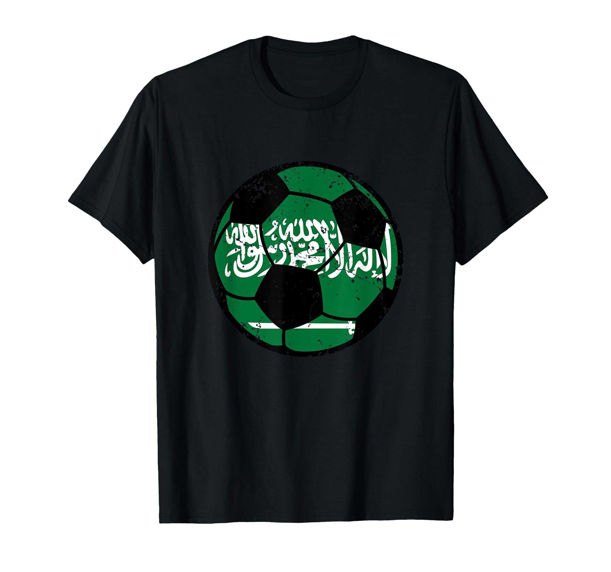 Saudi Arabia Flag Soccer Fans T-Shirt - Casual Everyday Wear Unisex - T-Shirt, Sweatshirt, Hoodie