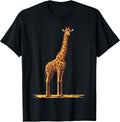 Pixel Art Giraffe Animal Lover Design - Adult & Kids T-Shirts, Sweatshirts & Hoodies apparel design preview 1