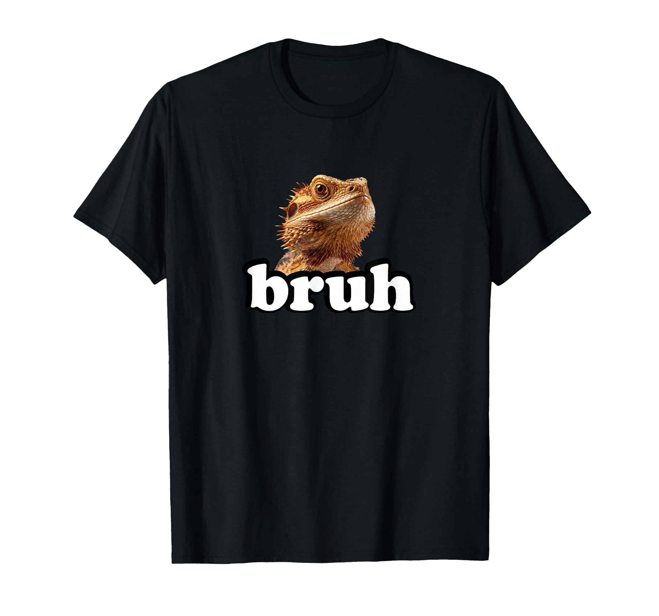 Mens Bro Tiny Dinosaur Bruh Bearded T-Shirt - Minimalist Print for Adults - T-Shirt, Sweatshirt, Hoodie