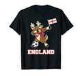 England Soccer Reindeer English T-Shirt - Casual Everyday Wear for Adults - T-Shirt, Sweatshirt, Hoodie