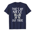 Soccer Aunt Thats My Niece Out There T-Shirt - Minimalist Print Unisex - T-Shirt, Sweatshirt, Hoodie