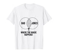 Dad Jokes Where Magic Happens Funny T-Shirt - Custom Art Print Men Women - T-Shirt, Sweatshirt, Hoodie