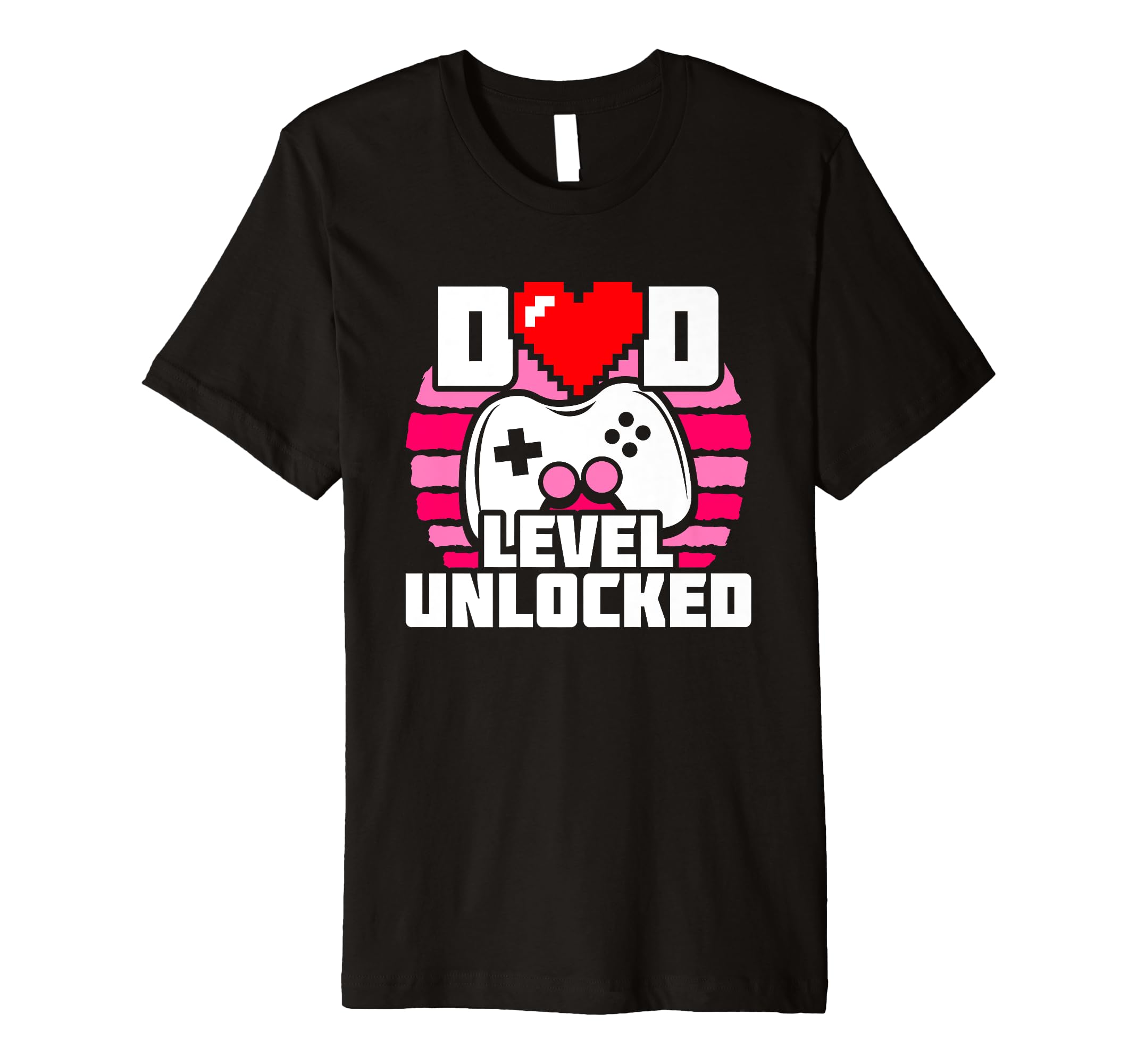 New Dad Level Unlocked Gamer Dad T-Shirt - Custom Art Print Unisex - T-Shirt, Sweatshirt, Hoodie