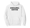 Funny Quinceanera Mom Mother Mama Dad Hoodie - Minimalist Print Men Women - T-Shirt, Sweatshirt, Hoodie