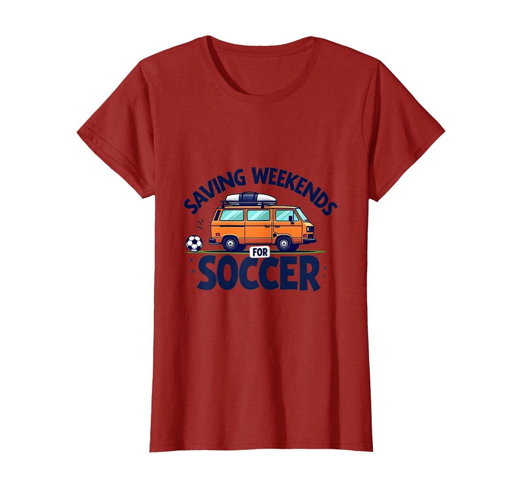 Saving Weekends Soccer Mom T-Shirt - Custom Art Print Unisex - T-Shirt, Sweatshirt, Hoodie