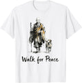 Minimalist Zen Art Walk for Peace Monks with Aloka - Adult & Kids T-Shirts, Sweatshirts & Hoodies apparel design preview 1