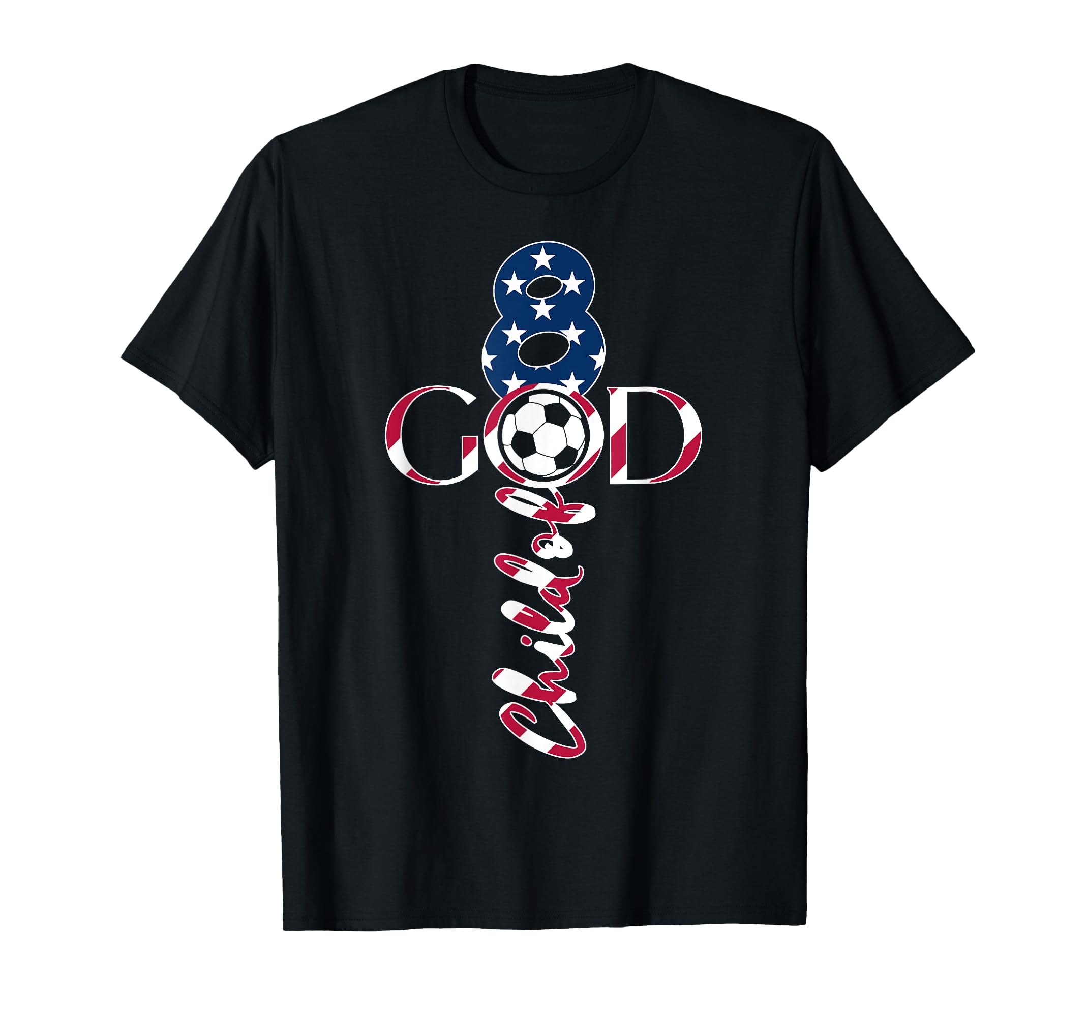 Jesus 8 Years Child God Soccer T-Shirt - Casual Everyday Wear Men Women - T-Shirt, Sweatshirt, Hoodie