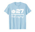 27 Baseball Mom Baseball Dad Alt Colors T-Shirt - Fun Novelty Design Unisex - T-Shirt, Sweatshirt, Hoodie