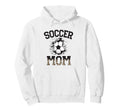 Womens Soccer Leopard Mom Soccer Hoodie - Casual Everyday Wear Men Women - T-Shirt, Sweatshirt, Hoodie