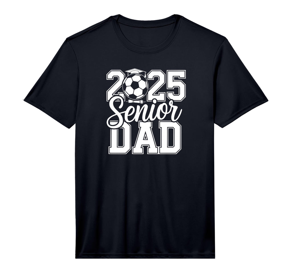Mens Senior Soccer Dad 2025 Team High T-Shirt - Novelty Apparel for Adults - T-Shirt, Sweatshirt, Hoodie