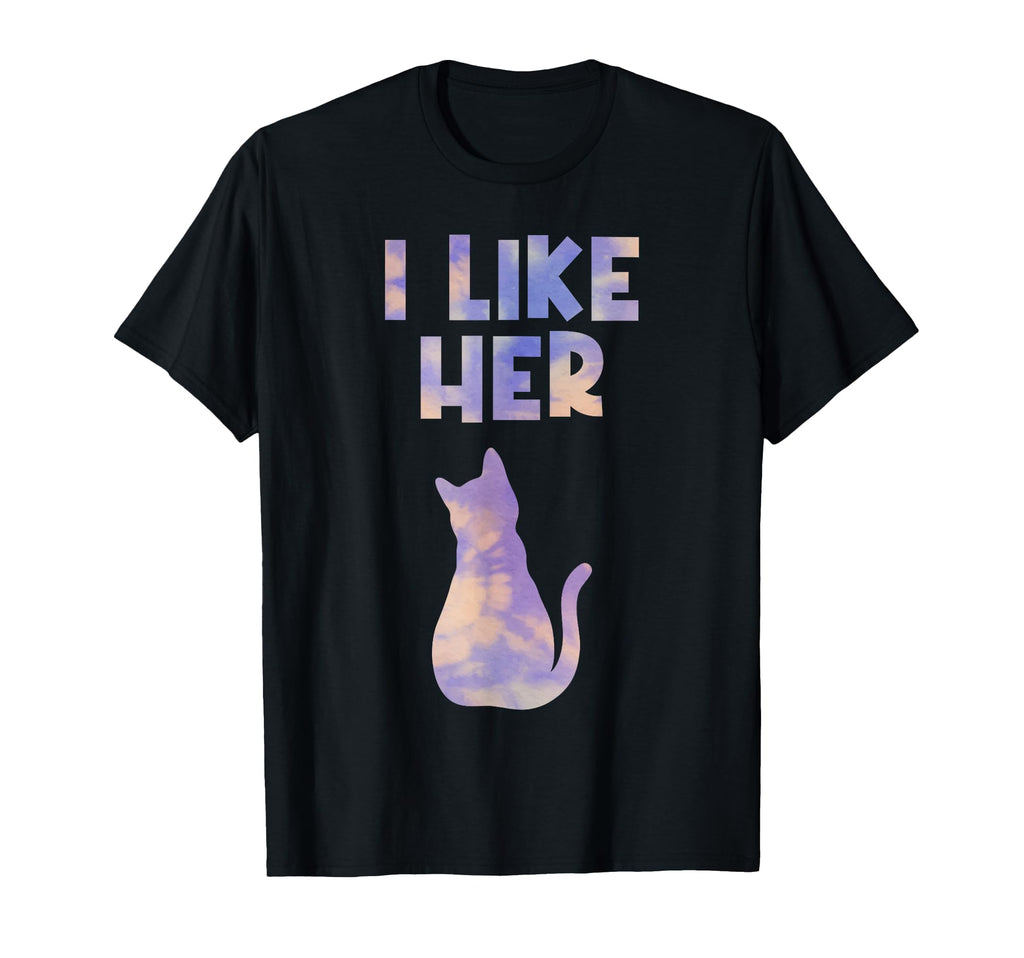 I Like Her Cat I Like His Cock Rooster T-Shirt - Minimalist Print Unisex - T-Shirt, Sweatshirt, Hoodie
