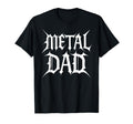 Best Metal Dad Fathers Day Rocker Daddy T-Shirt - Aesthetic Graphic Unisex - T-Shirt, Sweatshirt, Hoodie