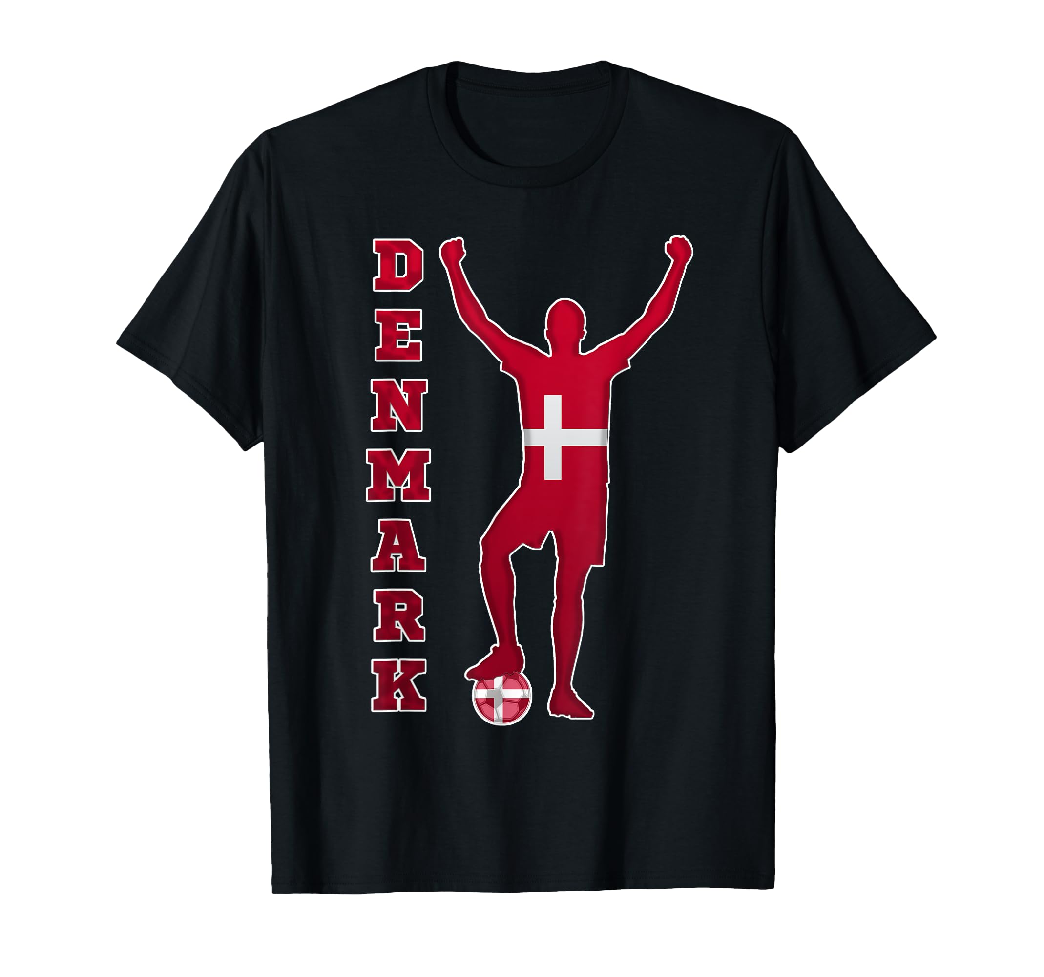Denmark Futbol Football Soccer Team T-Shirt - Streetwear Style Men Women - T-Shirt, Sweatshirt, Hoodie