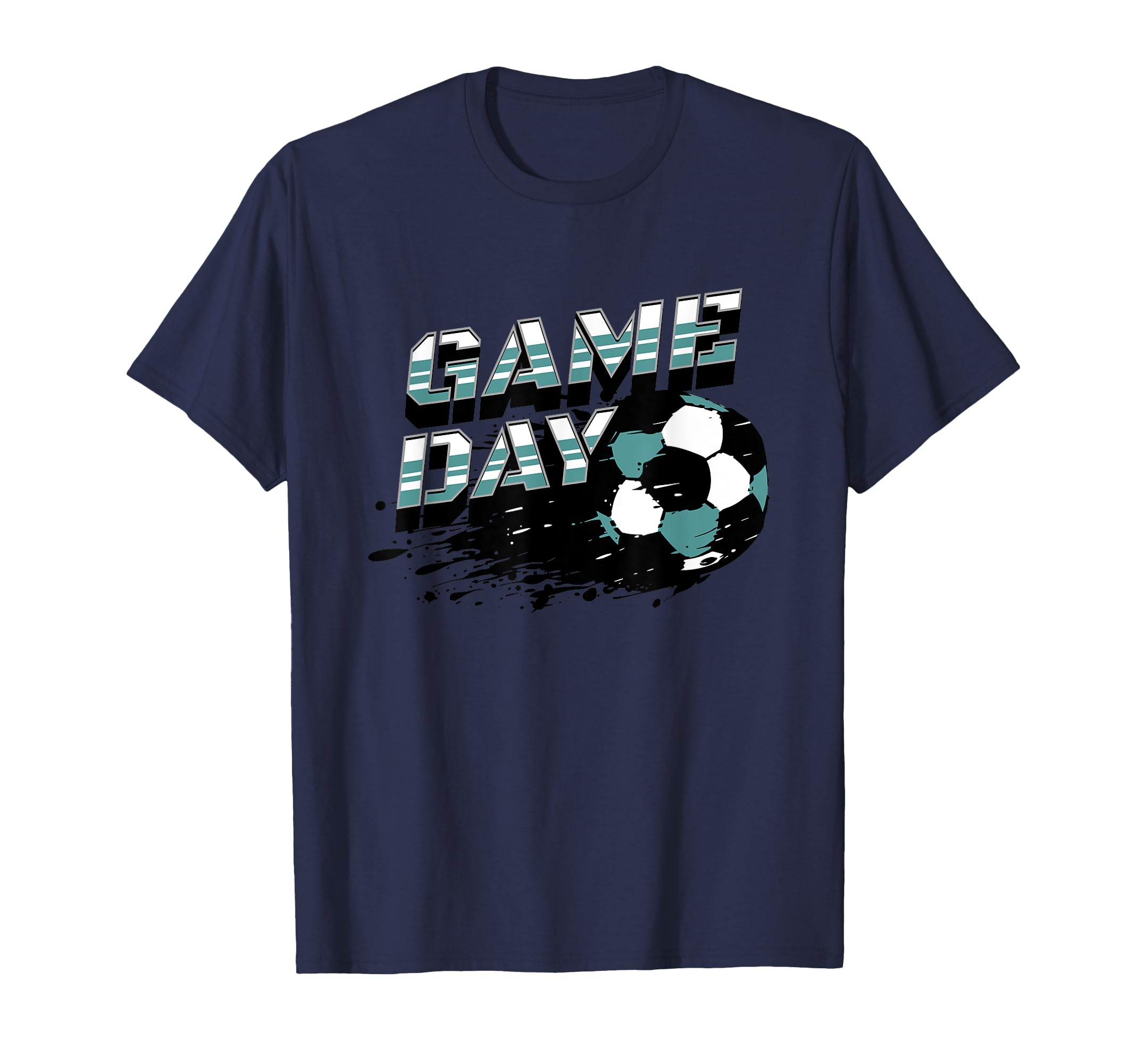 Soccer Game Day Parent Gift Teal T-Shirt - Casual Everyday Wear for Adults - T-Shirt, Sweatshirt, Hoodie