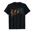 Musical Notes Dad Musician Dad Text T-Shirt - Graphic Print for Adults - T-Shirt, Sweatshirt, Hoodie