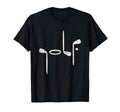 Golf Minimalist Logo Golf Fan Golfer T-Shirt - Unique Graphic for Adults - T-Shirt, Sweatshirt, Hoodie