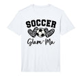 Soccer Glam Ma Matching Family T-Shirt - Minimalist Print for Adults - T-Shirt, Sweatshirt, Hoodie
