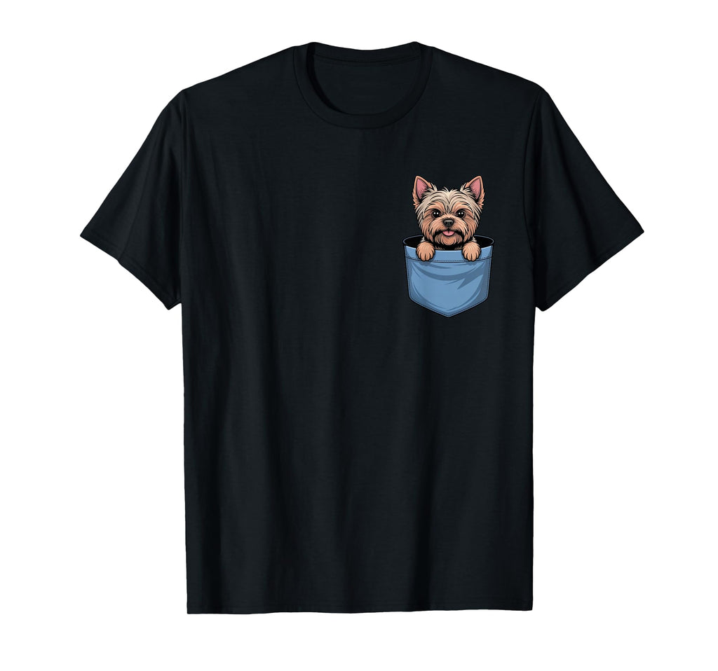 Pocket Yorkshire Terrier Lover T-Shirt - Fun Novelty Design Men Women - T-Shirt, Sweatshirt, Hoodie