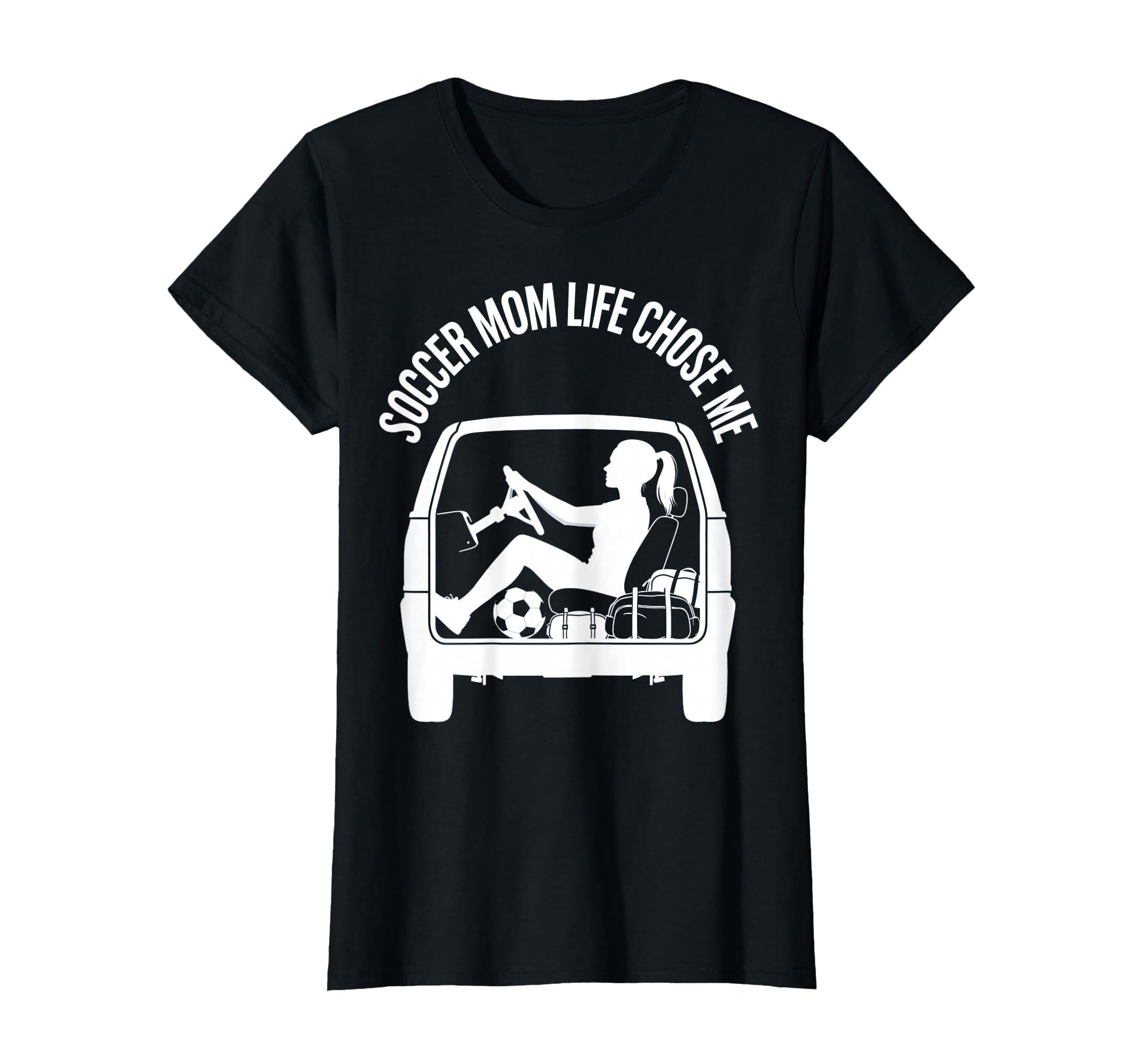 Soccer Mom Life Chose Me Funny Sports T-Shirt - Aesthetic Graphic Unisex - T-Shirt, Sweatshirt, Hoodie