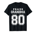 Number 80 Custom Proud Soccer Futbol T-Shirt - Casual Everyday Wear Unisex - T-Shirt, Sweatshirt, Hoodie