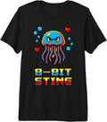 Retro Pixel Art Jellyfish 8-Bit Sting Premium - Adult & Kids T-Shirts, Sweatshirts & Hoodies apparel design preview 1