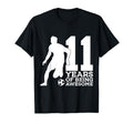 11 Years Being Awesome Soccer T-Shirt - Casual Everyday Wear Men Women - T-Shirt, Sweatshirt, Hoodie