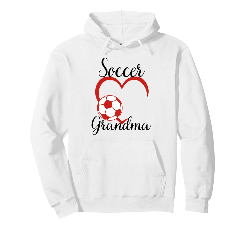 Funny Grandma Proud Soccer Lover Hoodie - Casual Everyday Wear for Adults - T-Shirt, Sweatshirt, Hoodie