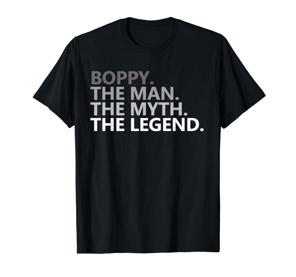 Boppy Myth Legend Funny Grandpa Fathers T-Shirt - Unique Graphic Men Women - T-Shirt, Sweatshirt, Hoodie