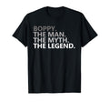 Boppy Myth Legend Funny Grandpa Fathers T-Shirt - Unique Graphic Men Women - T-Shirt, Sweatshirt, Hoodie