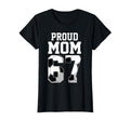 Womens Proud Mom Soccer Player Number T-Shirt - Novelty Apparel Men Women - T-Shirt, Sweatshirt, Hoodie