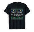 Santa Cleans His Sleigh Santa Tizer T-Shirt - Novelty Apparel for Adults - T-Shirt, Sweatshirt, Hoodie