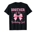 Brother Birthday Coquette Bow Party T-Shirt - Graphic Print Men Women - T-Shirt, Sweatshirt, Hoodie