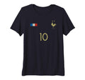 France Number 10 French Soccer T-Shirt - Aesthetic Graphic for Adults - T-Shirt, Sweatshirt, Hoodie